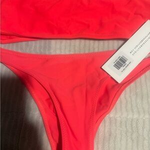 White Fox Coral Bikini Top